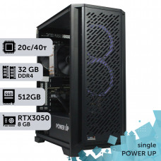 Робоча станція PowerUp #200 Xeon E5 2673 v4/32 GB/SSD 512GB/GeForce RTX 3050 8GB