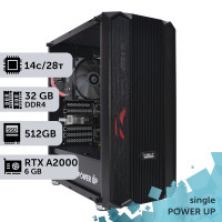 Робоча станція PowerUp #219 Xeon E5 2680 v4/32 GB/SSD 512GB/NVIDIA Quadro RTX A2000 6GB