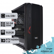 Робоча станція PowerUp #219 Xeon E5 2680 v4/32 GB/SSD 512GB/NVIDIA Quadro RTX A2000 6GB
