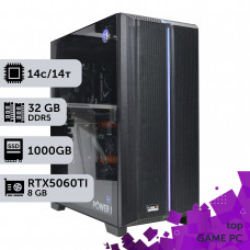 Ігровий комп'ютер GamePC Ultra #513 Core Ultra 5 245KF/32 GB/SSD 1TB/GeForce RTX 5060Ti 8GB
