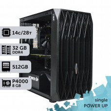 Робоча станція PowerUp #305 Xeon E5 2680 v4/32 GB/SSD 512GB/NVIDIA Quadro P4000 8GB