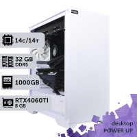 Робоча станція PowerUp Desktop #562 Core Ultra 5 245KF/32 GB/SSD 1TB/GeForce RTX 4060Ti 8GB