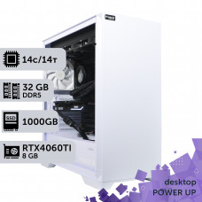 Робоча станція PowerUp Desktop #562 Core Ultra 5 245KF/32 GB/SSD 1TB/GeForce RTX 4060Ti 8GB