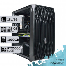 Робоча станція PowerUp #315 Xeon E5 2699 v3/128 GB/HDD 2 TB/SSD 1TB/NVIDIA Quadro RTX5000 16GB