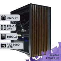 Робоча станція PowerUp Desktop #683 Core Ultra 7 265KF/128 GB/SSD 1TB/GeForce RTX 5080 16GB