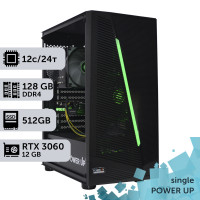 Робоча станція PowerUp #213 Xeon E5 2690 v3/128 GB/HDD 1 TB/SSD 512GB/GeForce RTX 3060 12GB