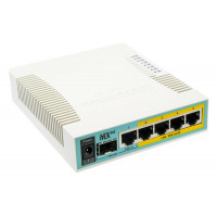 Маршрутизатор MikroTik RouterBoard RB960PGS hEX PoE (800MHz/128Mb, 1xUSB, 5х1000Мбит, Passive PoE)
