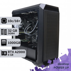 Робоча станція PowerUp Desktop #183 Core i5 13400F/32 GB/SSD 1TB/NVIDIA Quadro RTX A2000 6GB