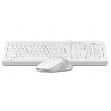 Комплект (клавіатура, миша) A4Tech F1010 White