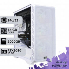 Робоча станція PowerUp Desktop #570 Core i9 14900K/64 GB/SSD 2TB/GeForce RTX 5080 16GB