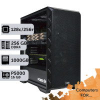 Комп'ютер Power Up #2 для 3Ds Max&Corona Renderer/AMD EPYC 7702 x2/256 GB/SSD 1TB/NVIDIA Quadro P5000 16GB