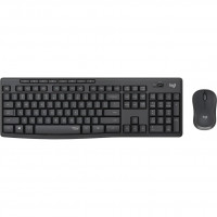 Комплект (клавiатура, миша) бездротовий Logitech MK295 Combo Black (920-009800)