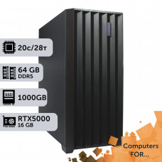 Комп'ютер Power Up #4 для AutoCad/Core i7 14700K/64 GB/SSD 1TB/NVIDIA Quadro RTX5000 16GB