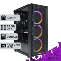 Ігровий комп'ютер GamePC TOP #430 Ryzen 7 7800 X3D/32 GB/SSD 2TB/GeForce RTX 5070Ti 16GB