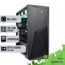 Ігровий комп'ютер GamePC Ultra #416 Ryzen 7 7800 X3D/32 GB/SSD 2TB/GeForce RTX 5080 16GB