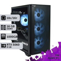 Ігровий комп'ютер GamePC TOP #531 Core i5 13400F/16 GB/SSD 1TB/GeForce RTX 5060 8GB