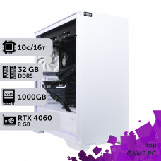 Ігровий комп'ютер GamePC TOP #455 Core i5 14400F/32 GB/SSD 1TB/GeForce RTX 4060 8GB