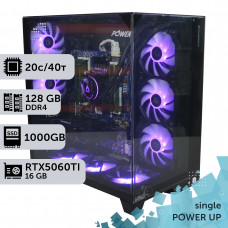 Робоча станція PowerUp #323 Xeon E5 2673 v4/128 GB/SSD 1TB/GeForce RTX 5060Ti 16GB