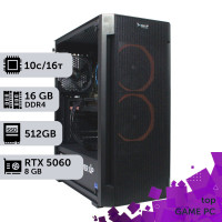 Ігровий комп'ютер GamePC TOP #539 Core i5 14400F/16 GB/SSD 512GB/GeForce RTX 5060 8GB