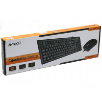 Комплект (клавіатура, миша) A4Tech KR-8572 Black