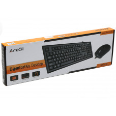 Комплект (клавіатура, миша) A4Tech KR-8572 Black
