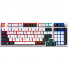 Клавіатура GamePro MK170W Red з Hot-Swap RGB White