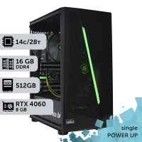 Робоча станція PowerUp #235 Xeon E5 2690 v3/16 GB/SSD 512GB/GeForce RTX 4060 8GB