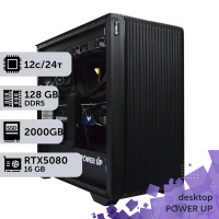 Робоча станція PowerUp Desktop #579 Ryzen 9 9900x/128 GB/SSD 2TB/GeForce RTX 5080 16GB
