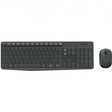 Комплект (клавіатура, миша) бездротовий Logitech MK235 ENG/UKR Grey (920-007931)