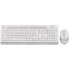 Комплект (клавіатура, миша) бездротовий A4Tech Fstyler FG1010 White