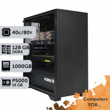 Комп'ютер Power Up #12 для REVIT/Xeon E5 2673 v4 x2/128 GB/SSD 1TB/NVIDIA Quadro P5000 16GB