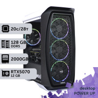 Робоча станція PowerUp Desktop #617 Core i7 14700K/128 GB/SSD 2TB/GeForce RTX 5070 12GB