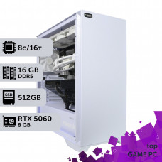 Ігровий комп'ютер GamePC TOP #529 Ryzen 7 8700F/16 GB/SSD 512GB/GeForce RTX 5060 8GB