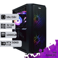 Ігровий комп'ютер GamePC TOP #538 Core i5 14400F/32 GB/SSD 1TB/GeForce RTX 5060 8GB