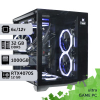 Ігровий комп'ютер GamePC TOP #403 Ryzen 5 8400F/32 GB/SSD 1TB/GeForce RTX 4070 Super 12GB