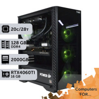 Комп'ютер Power Up #14 для Premiere Pro/Core i7 14700K/128 GB/HDD 6 TB/SSD 2TB/GeForce RTX 4060Ti 16GB