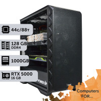 Комп'ютер Power Up #13 для REVIT/Xeon E5 2699 v4 x2/128 GB/SSD 1TB/NVIDIA Quadro RTX5000 16GB