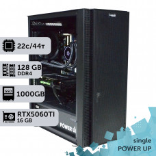 Робоча станція PowerUp #327 Xeon E5 2699 v4/128 GB/SSD 1TB/GeForce RTX 5060Ti 16GB