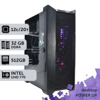 Робоча станція PowerUp Desktop #215 Core i7 12700K/32 GB/SSD 512GB/Int Video