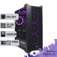 Робоча станція PowerUp Desktop #400 Core i5 13400F/32 GB/SSD 1TB/GeForce RTX 4060 8GB