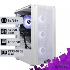 Ігровий комп'ютер GamePC TOP #395 Ryzen 7 5700 X3D/32 GB/SSD 1TB/GeForce RTX 4070 Super 12GB