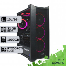 Ігровий комп'ютер GamePC TOP #465 Core i5 14400F/32 GB/SSD 1TB/GeForce RTX 5070Ti 16GB