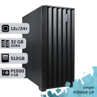 Робоча станція PowerUp #357 Xeon E5 2690 v3/32 GB/SSD 512GB/NVIDIA Quadro P1000 4GB